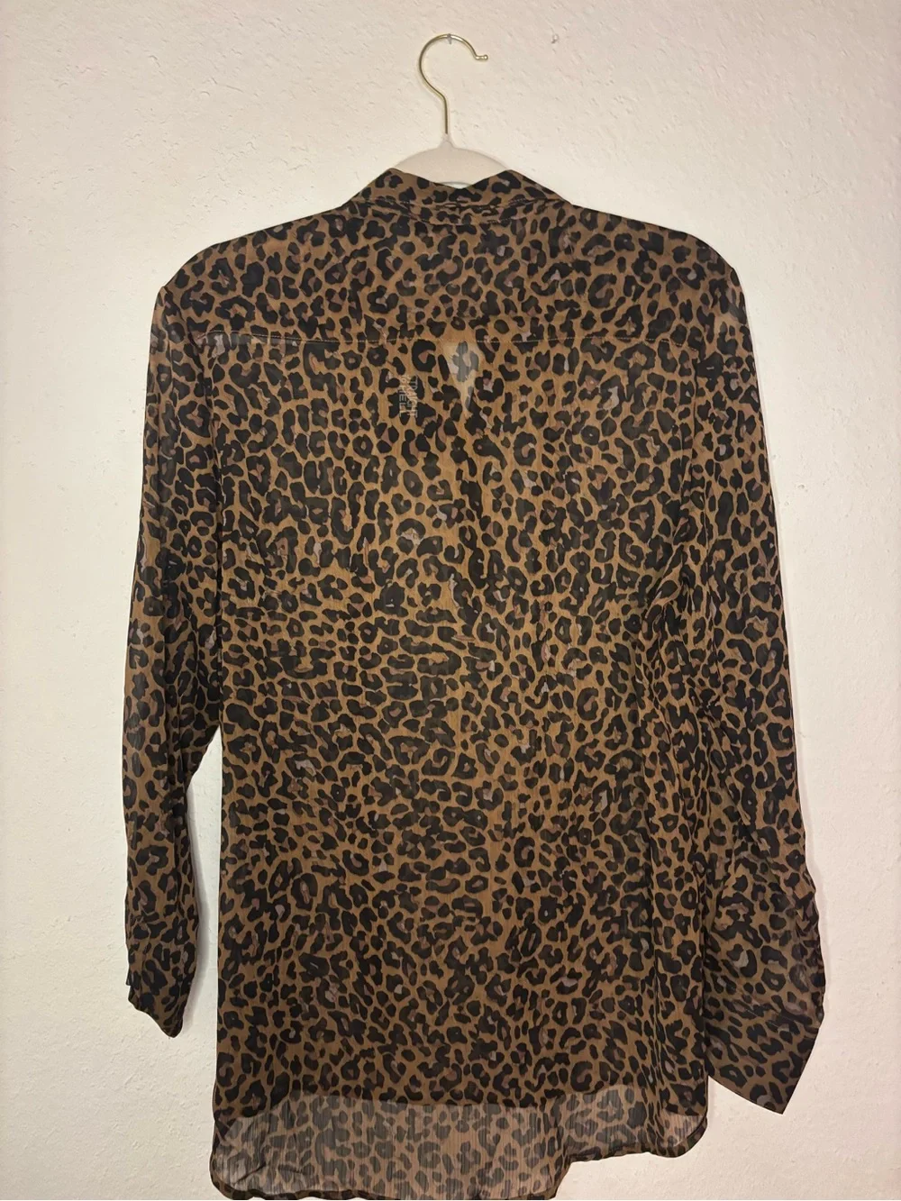 Straight to Hell - Leopard Print Top with Small Bow XL, NWT - Picture 3 of 3